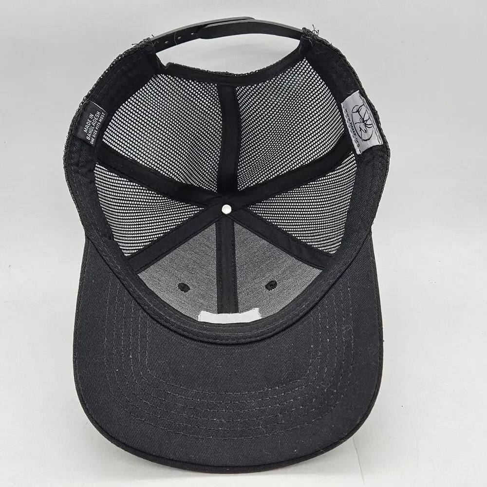 RMEF Team Elk Hat Cap Snap Back Mens One Size Black Mesh Trucker Hunting